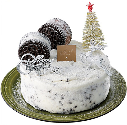 クリスマスアイスケーキのおすすめ「クッキー＆クリーム」