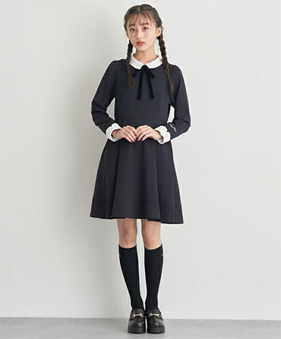 2023年「メゾピアノ」卒服コーデ04